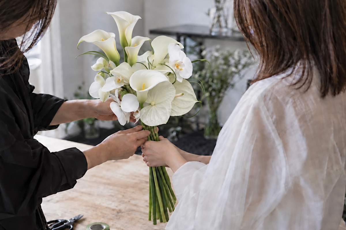 JOLIES FLEURのウェディングブーケレッスン